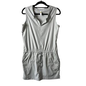 Lole gray drawstring dress women’s size medium